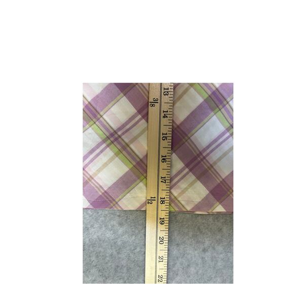 IZOD XFG Golf Skort Mauve Green & White Plaid Womens Size 12 - Picture 9 of 9